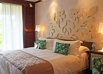 タヒチ島のホテルの部屋